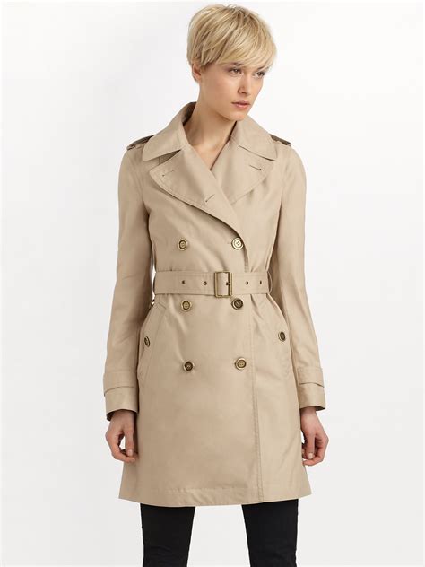 burberry drawstring trench coat|Burberry brit trench coat women's.